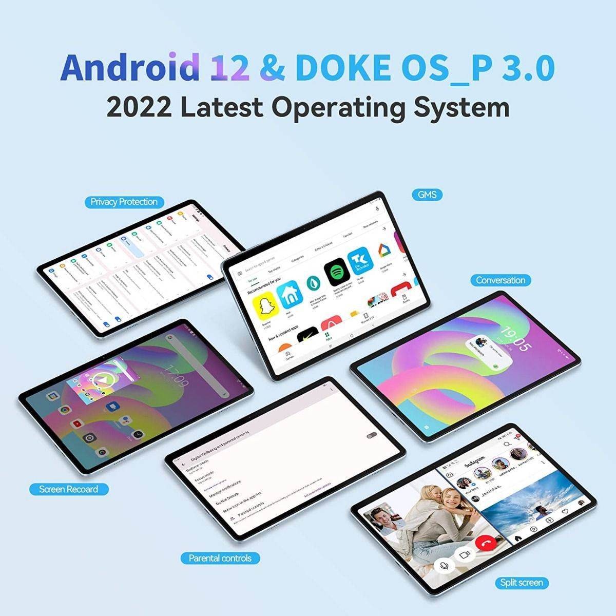 Blackview Tab 7 WiFi Tablet - 10.1'' HD+ Display for Seamless Streaming and Multitasking
