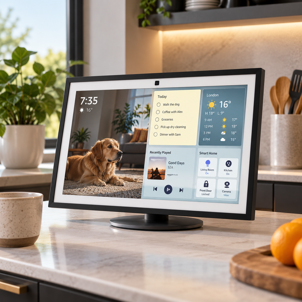 Amazon Echo Show 15 Gen 2 - White - Free Shipping & Returns!