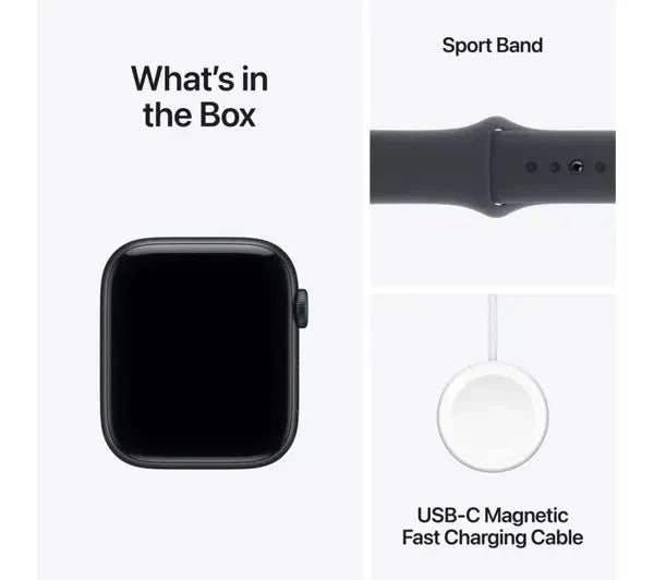 Apple Watch SE (2nd Gen, 2023) GPS 40mm – Midnight Aluminium Case with Midnight Sport Band (S/M)