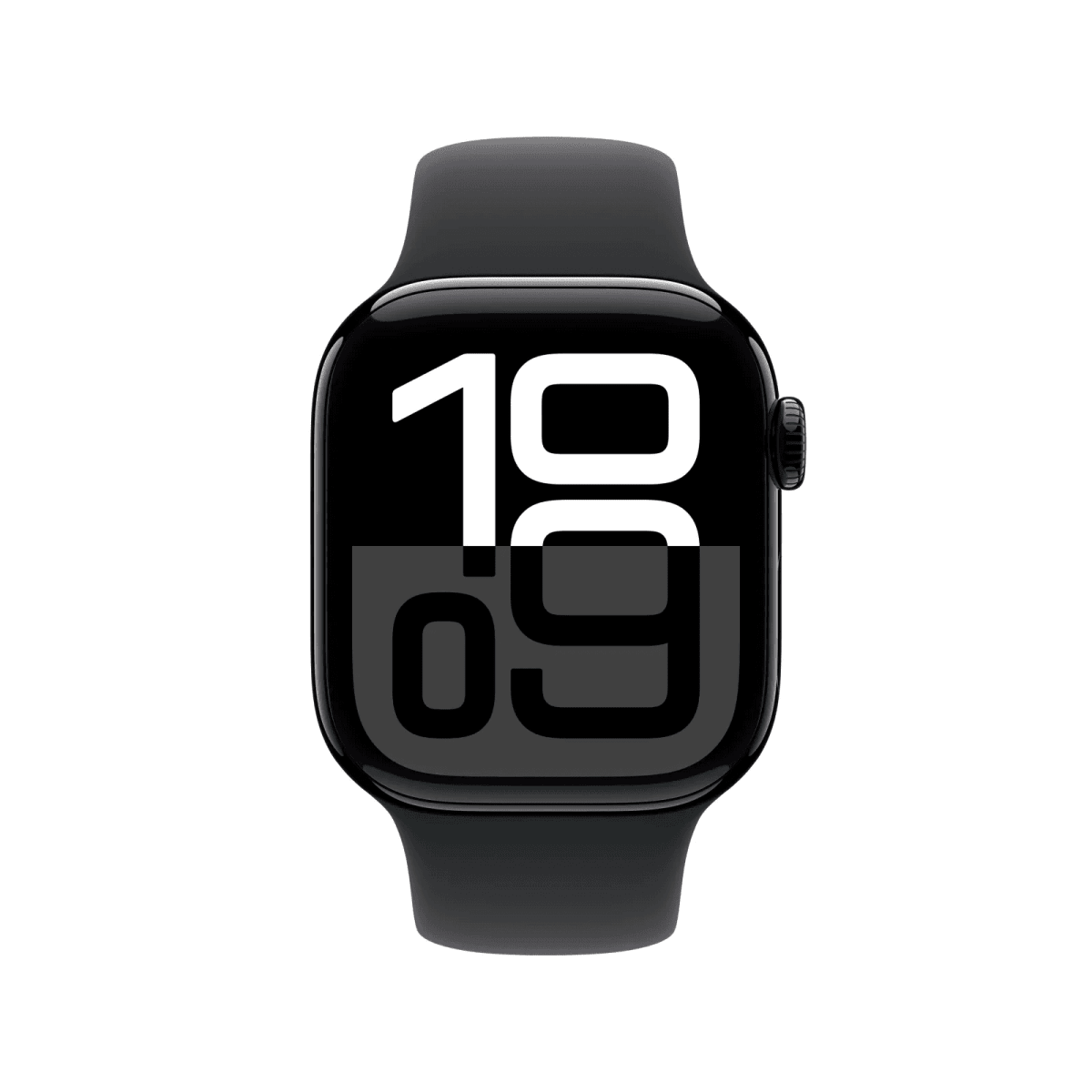 Apple Watch Series 10 GPS 46mm – Jet Black Aluminium Case with Sport Band