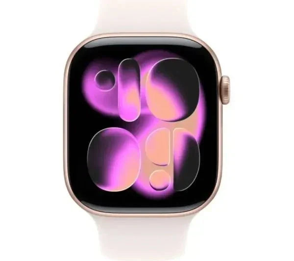 Apple Watch Series 11 Smartwatch 46mm Rose Gold Aluminium Light Blush Sport Band S/M
