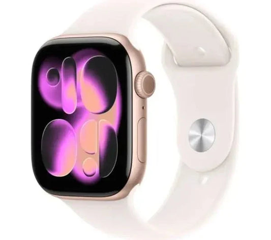 Apple Watch Series 11 Smartwatch 46mm Rose Gold Aluminium Light Blush Sport Band S/M