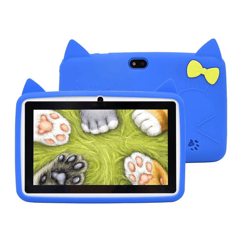 BebeTab B62 Kids Tablet PC – 7'' WiFi Tablet with Protective Case, 3GB RAM, 32GB Storage, Educational Apps (Blue)