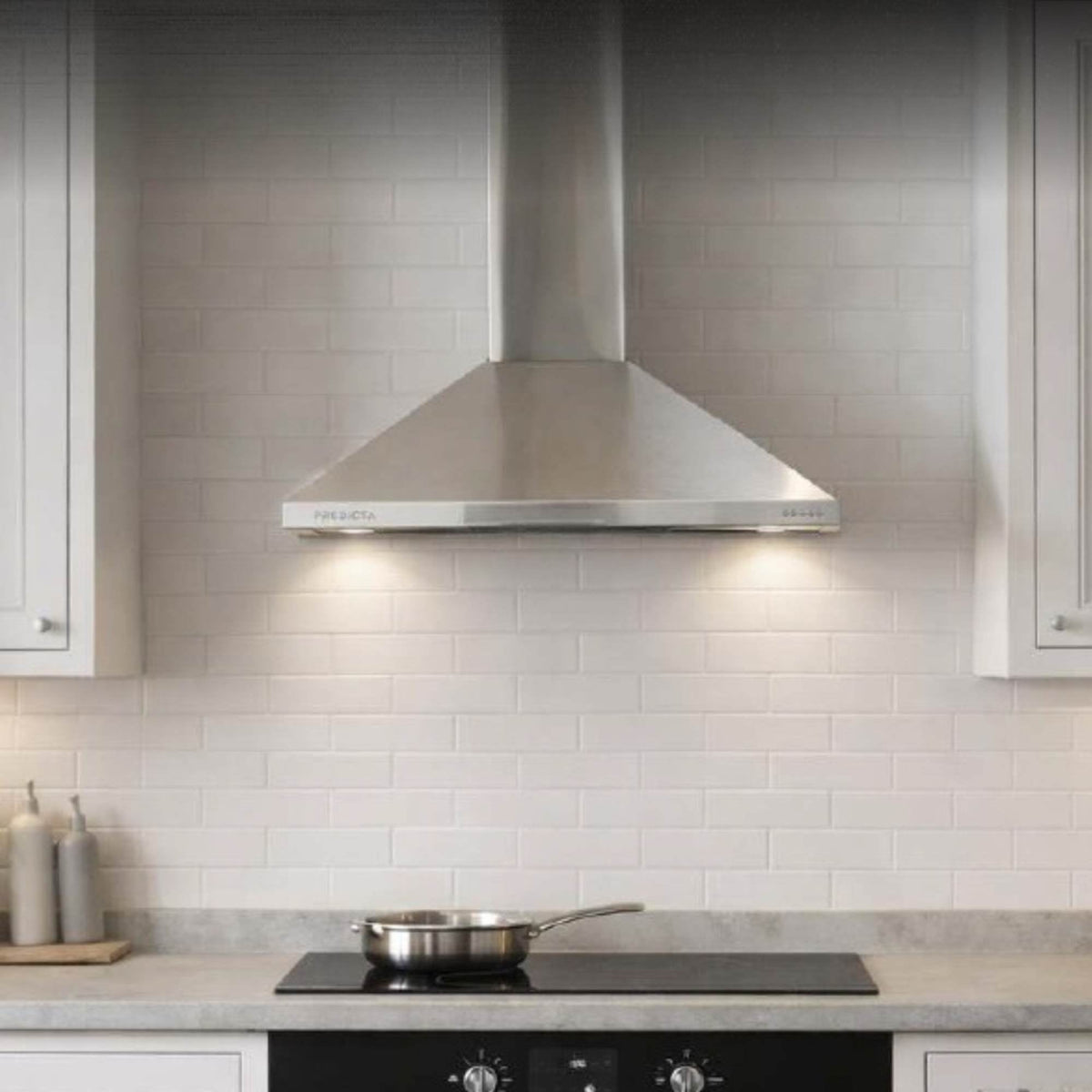 Campana Extractora De Pared 60 cm Acero Inox PDCC060ICL Predicta