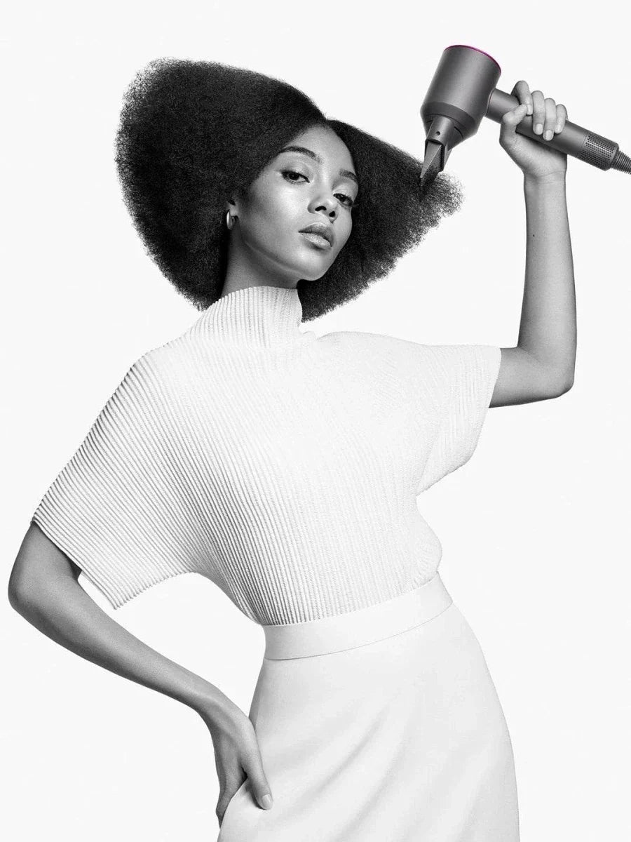 Dyson Supersonic™ Hair Dryer (Fuchsia & Nickel) – Intelligent Heat Control, Fast Drying, 5 Attachments