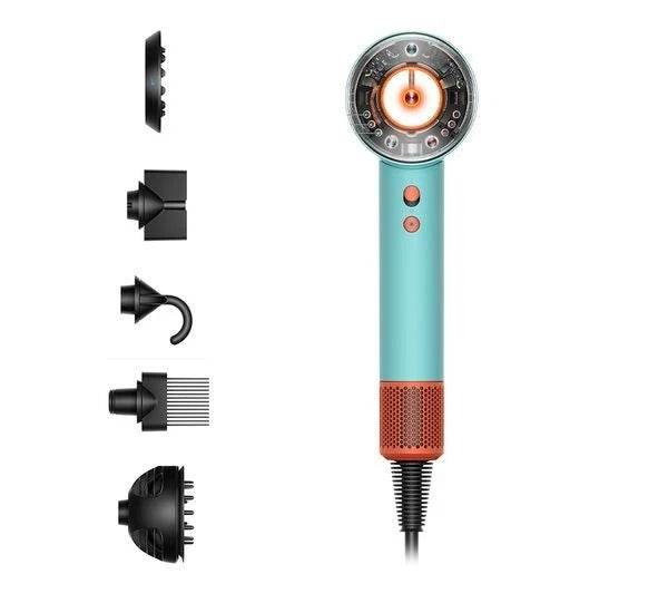 Dyson Supersonic Nural™ Hair Dryer (Ceramic Patina & Topaz) – Intelligent Scalp Protect & 5 Attachments