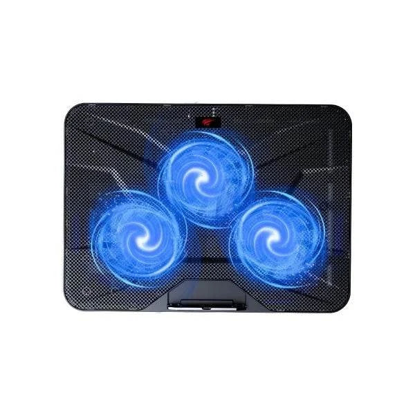 HAVIT F2067 Gaming Laptop Cooling Pad – 6 Fans, Fits 12"-18.3", 3 Speed Modes (Black)
