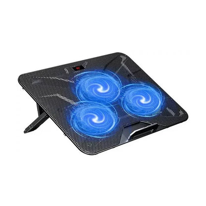 HAVIT F2067 Gaming Laptop Cooling Pad – 6 Fans, Fits 12"-18.3", 3 Speed Modes (Black)