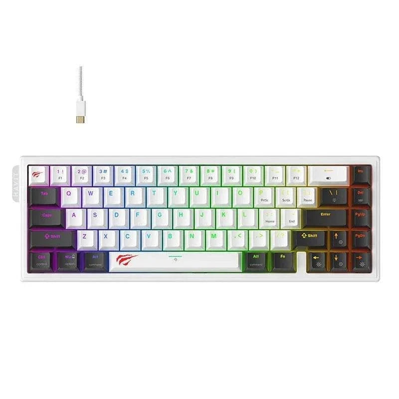 Havit KB900L Magnetic Mechanical Gaming Keyboard – Rapid Trigger, 8000Hz Polling Rate, White
