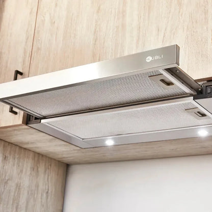Kit Campana Kubli Neu Slider + Horno Empotrado Design 57 Lts FDV