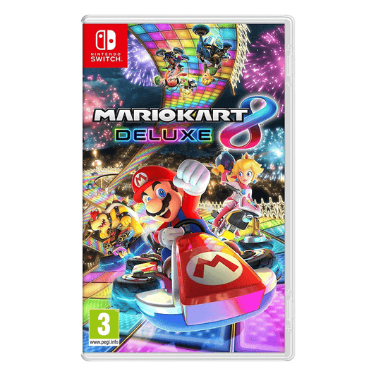 Mario Kart 8 Deluxe (Nintendo Switch) – Definitive Racing Game, 48 Tracks (French Box / Plays in English)