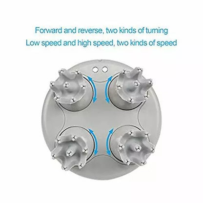 Portable Mini Scalp Massager Rechargeable Head