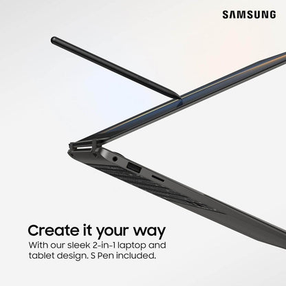 Samsung Galaxy Book3 Pro 360 5G – 16" 3K AMOLED Touch, Intel i7 13th Gen, S Pen Included